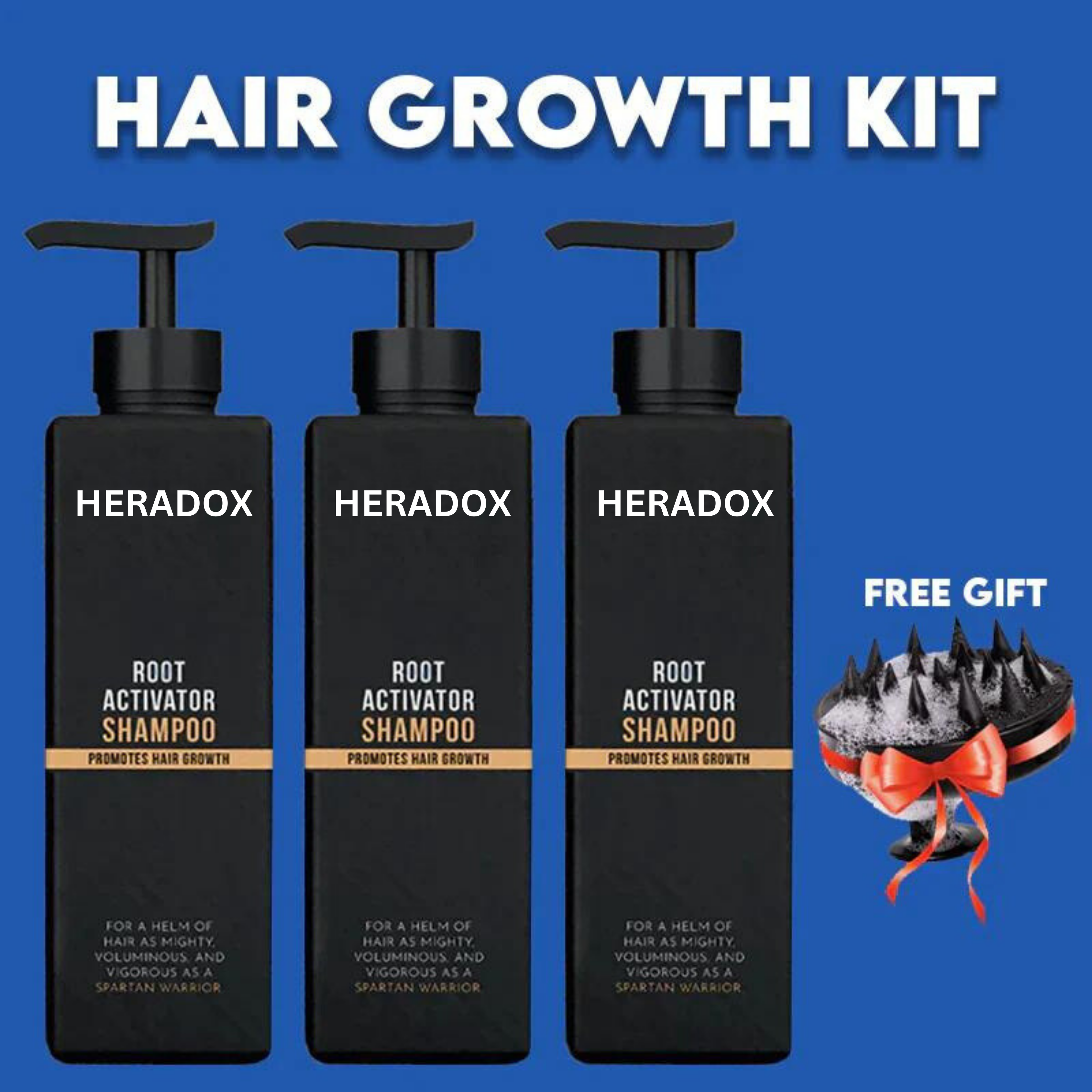 Heradox™ - Root Activator Shampoo - Increased Hair Growth with Just 4 Washes a Week*